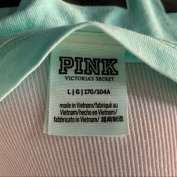 Pink Dog Victoria Secrets Green Long Sleeve Top size L - Picture 2 of 6